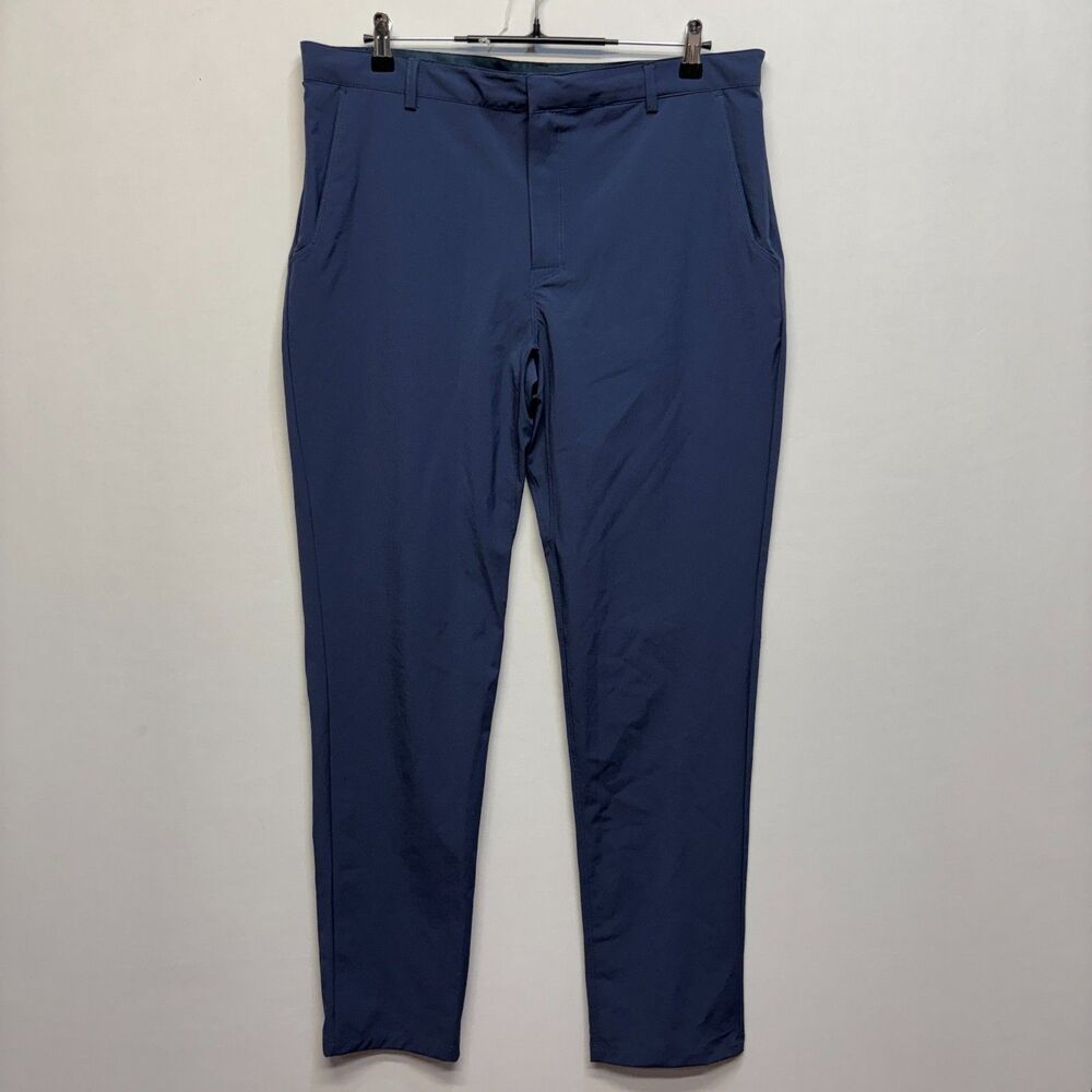 Teren Designs Men No Fly Zone Pants Size 36x34 Blue Performance Chino D120 -30